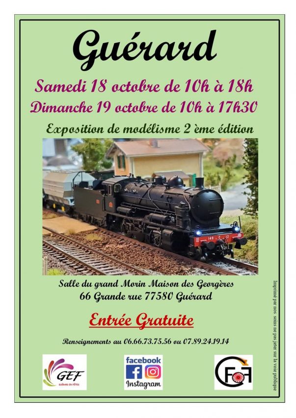 Exposition de modélisme18 et 19 octobre 2025